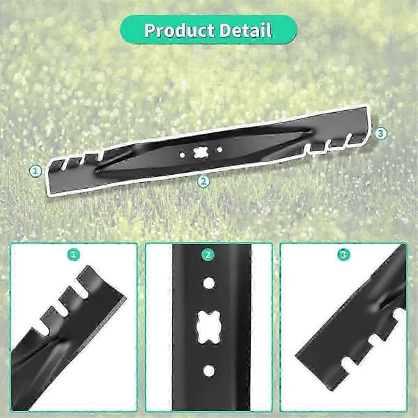 942-0741a Mulch Blade for 21-inch Deck, 742-0741a Lawn Mower Blade Compatible for 2-Pack