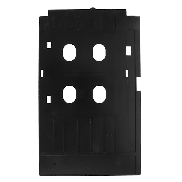 Kortprinter PVC Kortprinter ID-kortprinterbakke Praktisk Kortprinterbakke Genanvendelig Kortbakke Sort 24,5X15X0,1CM