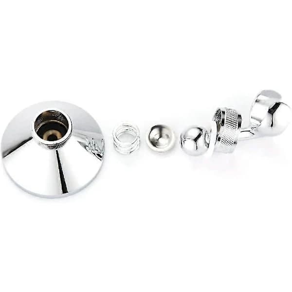 HA~Handheld Shower Head Holder, Omni-directional Copper Shower Head Holder, Adjustable Chrome Wall Mount