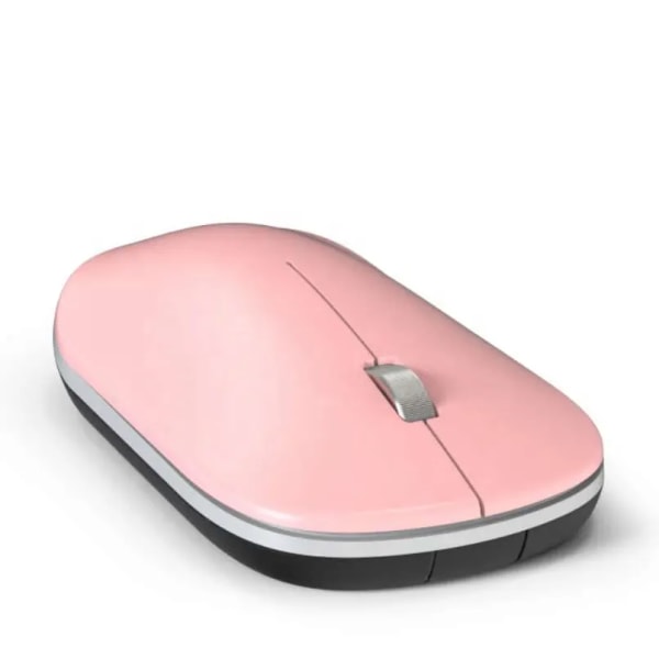 Genopladelig trådløs mus, farverig baggrundsbelyst mus med 2,4 GHz mini USB-modtager, gamingmus, kompatibel med bærbar computer, computer, notebook