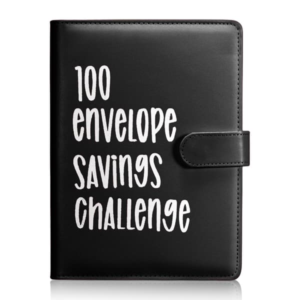 100 Envelope Challenge Folder, Easy and Fun Way to Save 5,050 SEK, Budget Folder Savings Challenge Book, Savings Challenges Budget Book Folder