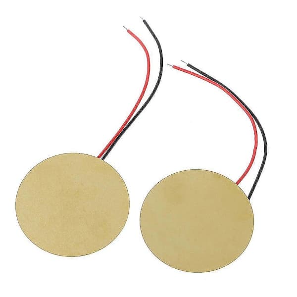 10 Piezoelektriske Summer Lydsensor Trigger Trommeplate + Kobbertråd - ZHENV