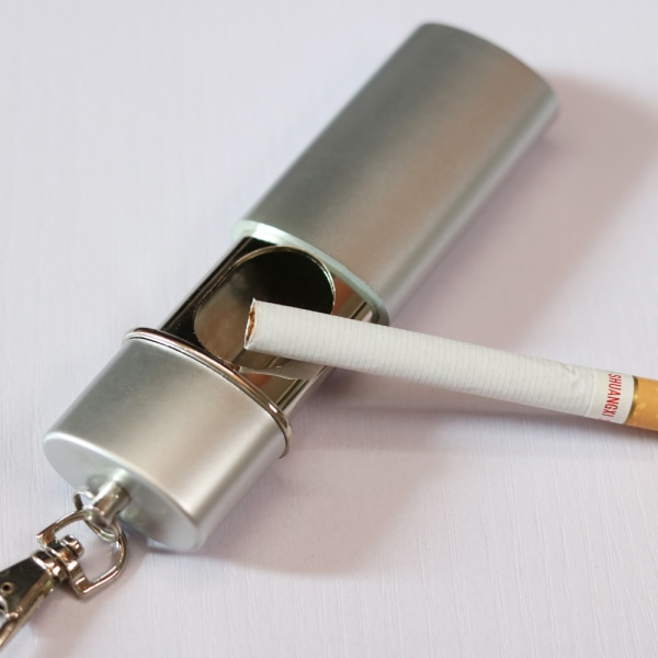 Askebegre for sigaretter Bærbar lommeaskebeger - pakke med 4 Premium brannsikkert luktsikkert metall, kult reiseaskebeger med