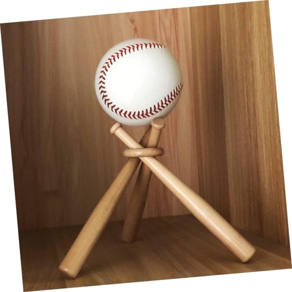 2 Sæt Baseball Fan Beslag Display Stativ Display Stativ Baseball Bat Beslag Baseball Bat Stativ Lille Stativ Holder Ornament Holdere