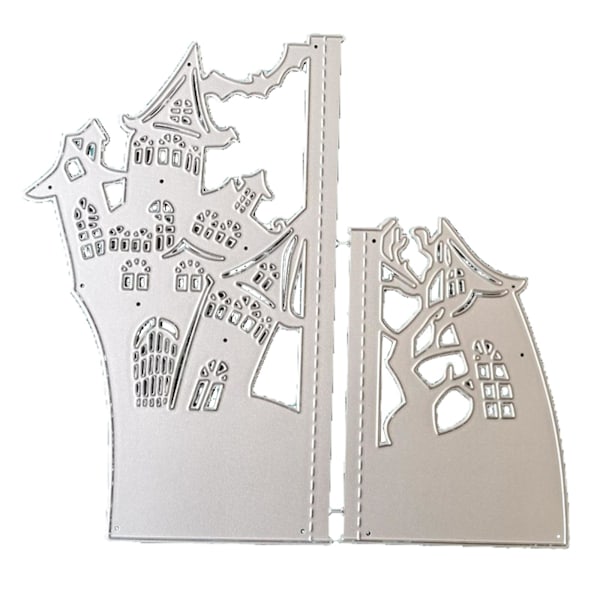 Halloween-stans för skärning i metall - Häxa, pumpa - för scrapbooking och kort
