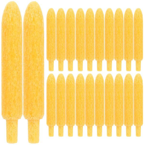 30st utbytbar färgpenna Nibs Universal Pen Points Universal Marker Pen Tips Gul Yellow