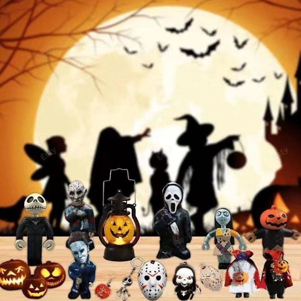 Halloweenin ja Joulukuun Adventissa laskuri yllätysleluilla - Juhla-lahja
