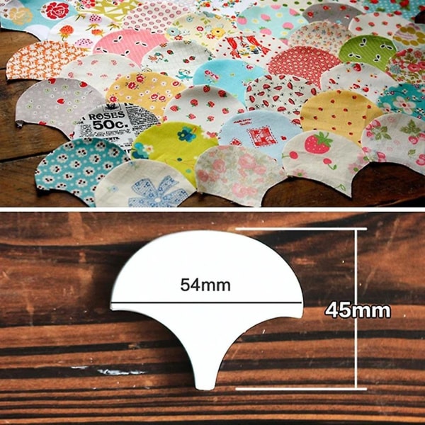 Pappersmall för DIY-handverktyg Nr 10 Fläktform 100 st. Pannor och kastruller Set Skedstöd Ziplock-påse Orga