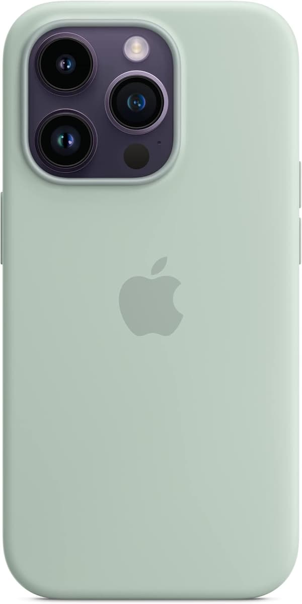 Apple - Sininen Cactus -silikonikuori iPhone 14 Prolle