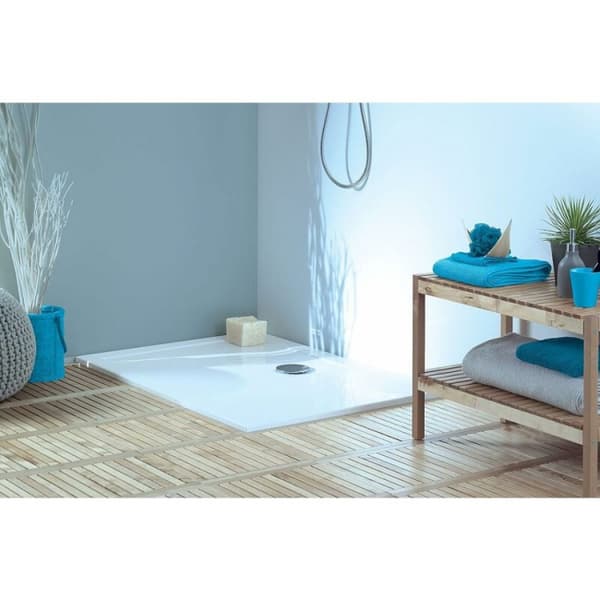 726213002 ABS Dome Extra-Flat Duschbrunn, valkoinen
