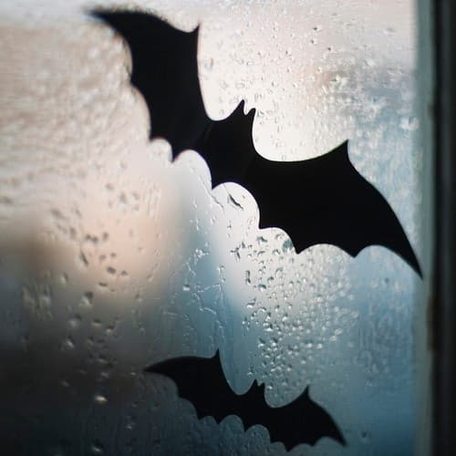 Flaggermus Selvklebende - Halloween 80