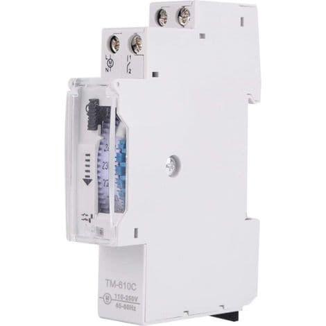 High-precision 1P DIN Rail Smart Synchronization Time Switch for TM610C 220V Street Lighting