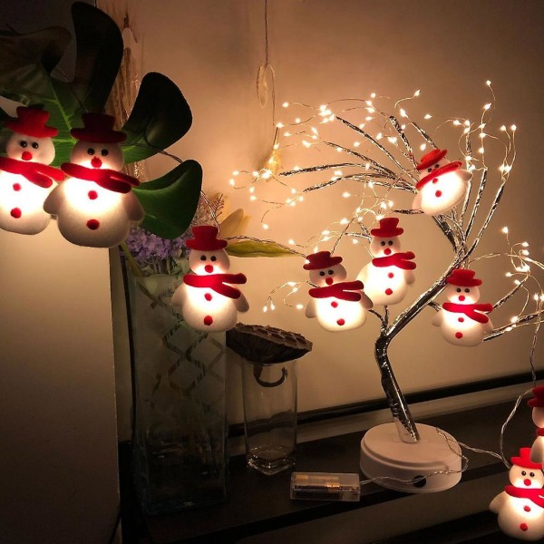 Claus Deer LED String Lights Julepynt Boligpynt nytårslysSnemand