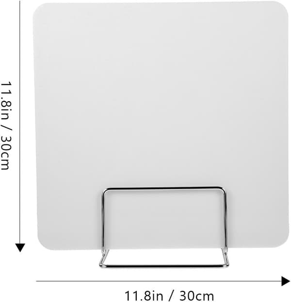 Desk Divider for Students 30x30 cm White Desk Panel for Classroom and Office