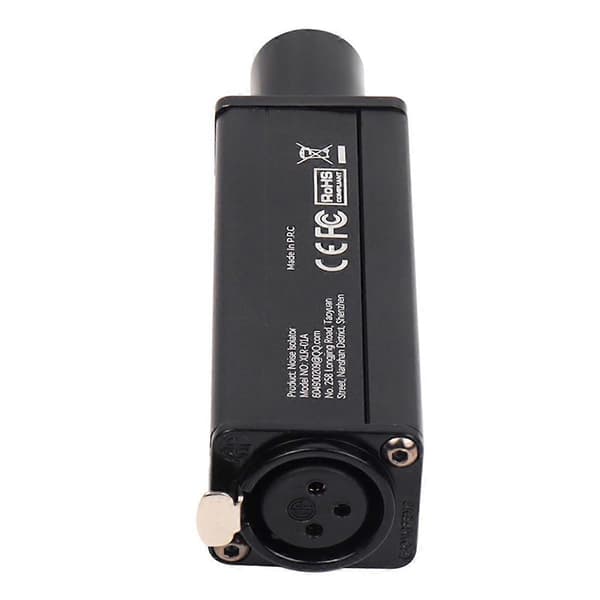 XLR Audio Isolator Balanced Audio Common Ground Current Elimination Noise Reduction Mixer