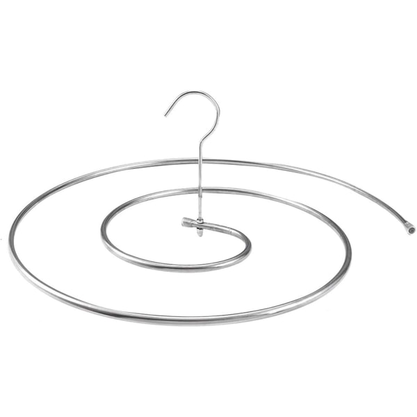 Spiral Klesvaskhenger Hjem Sengetøy Teppe Roterende Klesvaskkrok Vaskestativ i rustfritt stål Spiraltørkestativ for klær