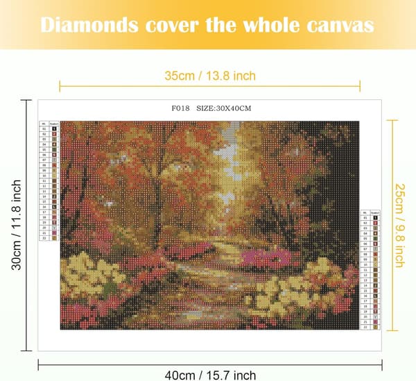 DIY 5D Diamantmaling Full Square Drill Kits Diamantmaling A