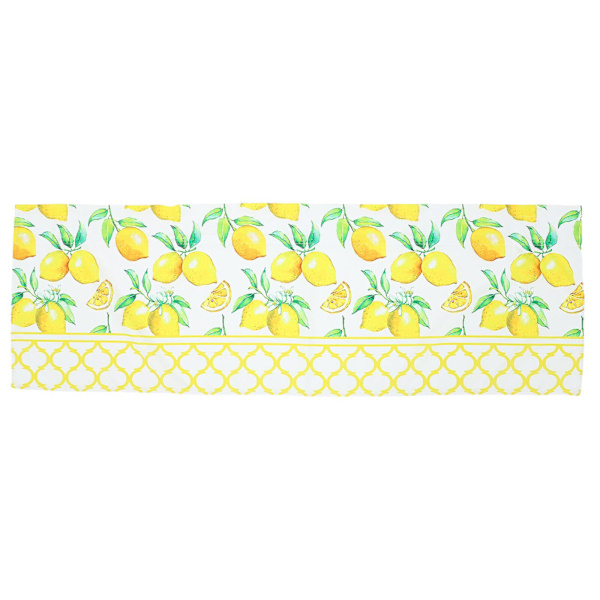 Vintage Heminredning Köksgardin Dekorativ Gardin Citron Kort Gardin Citron Fönsterdekoration Blandade Assorted Color 137X45cm