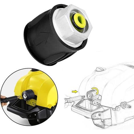 Högtryckstvätt Snabbkoppling Slanganslutning M22 14MM Slangadapter för Kärcher Högtryckstvättspistol Snabbkoppling