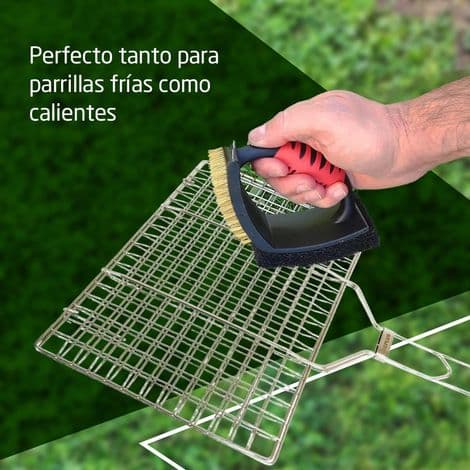 3-in-1 Grilliharja - Grillin Puhdistustarvike