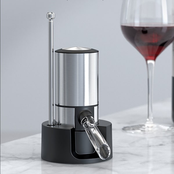 Elektrisk Vinaerator, Vinflaskepumpe Dispenser Gaveæske, NY Automatisk Vinaerator Hældespids. Smart Vinflaske