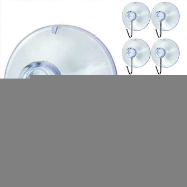 10 Transparenta Sugproppar Krok Kläder Jacka Metallkrok