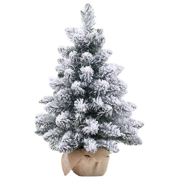 Mini Christmas tree, snowy Christmas tree table tree with snow C