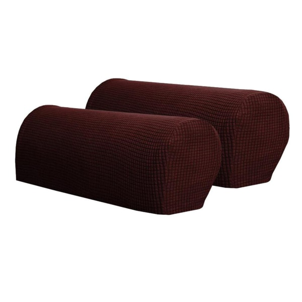 2 Par Stretcha Sofa Armstödsöverdrag för Fåtölj Armstödsöverdrag Skydda Baoblaze Sofa Armstödsöverdrag