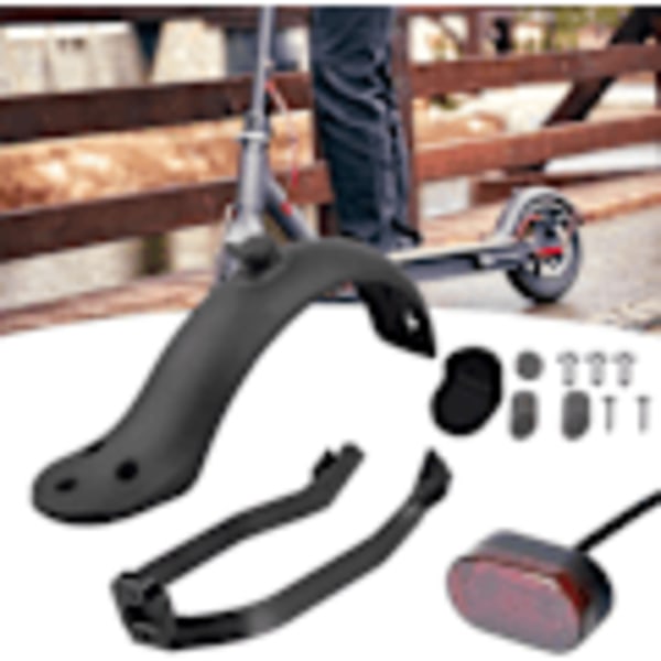 Bagskærmsæt til Xiaomi 1S/M365 El-Scooter - Sort