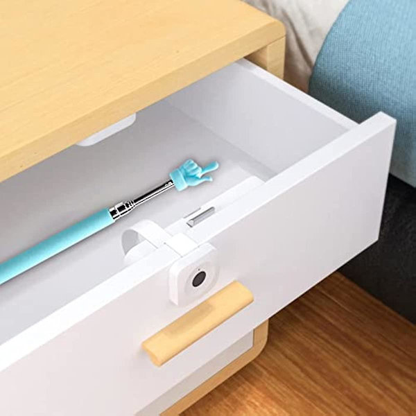 Teleskopisk Lärarens Pekstift, Mini Handpekstift Fingerpekstift, Infällbar Lärarens Pekstift, Presentation Verktyg Blå