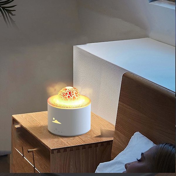 Flame Planet Aroma Diffuser Hvid