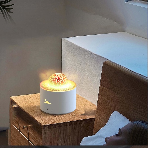 Flame Planet Aroma DiffuserWhite White