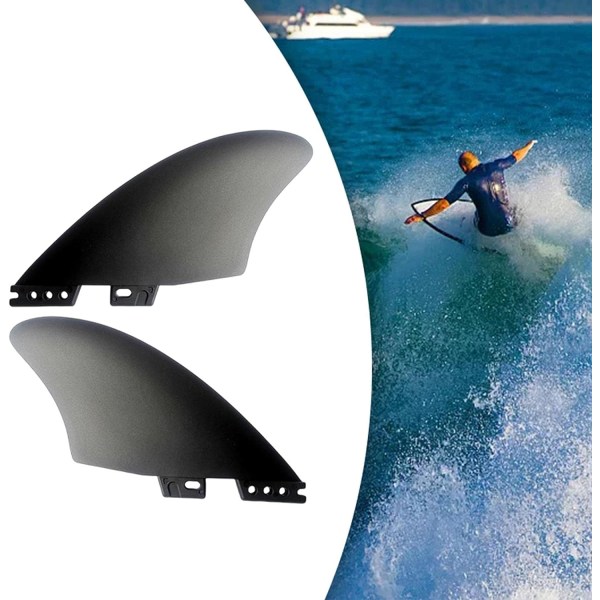 2 stk Holdbare Surfbretsfinner Surfing Fin Surfbrets Hale Ror Rask Utgivelse Holdbar for Båt Longboard Vannsport Tilbehør