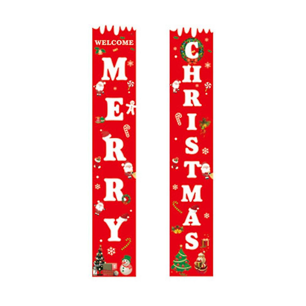 Glædelig Jul Banner, Nytår Udendørs Indendørs Julepynt 01 modeller