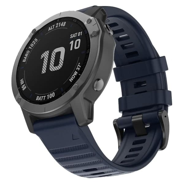 Replacement Strap Soft Silicone 26mm Quick Release Compatible Garmin Fenix 6 / fenix6 Pro