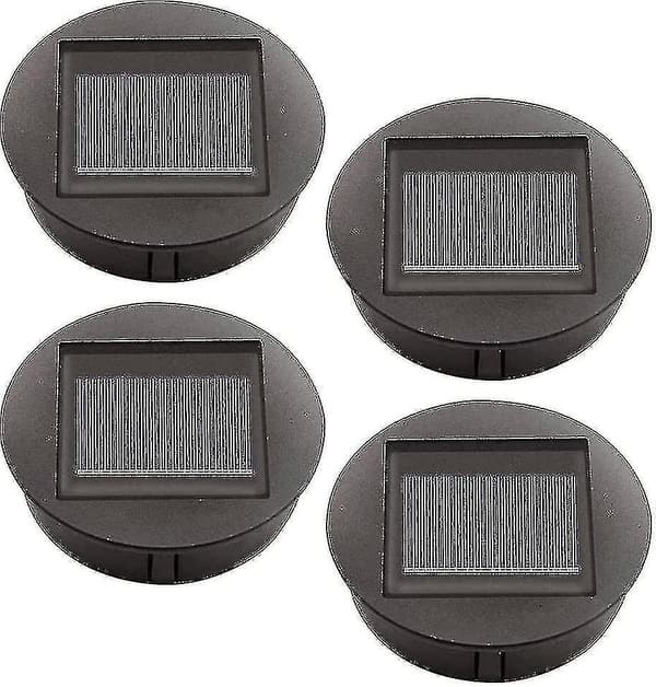 4 deler solcellelamper erstatning med LED-pærer, solcellepanel lamper erstatning, LED-lokk