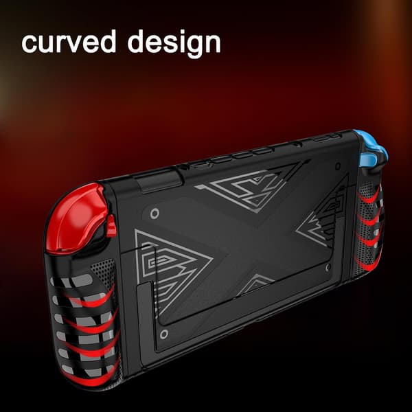 Nintendo Switch 2 Case with 2 Protective Films, Shock-Absorbing and Scratch-Resistant Protective Case (Black)