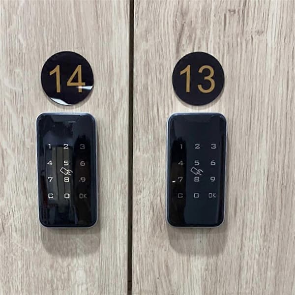 Electronic Cabinet Lock, Smart Digital ID Password Keyless Lock Touch Keypad Electronic Wardrobe File