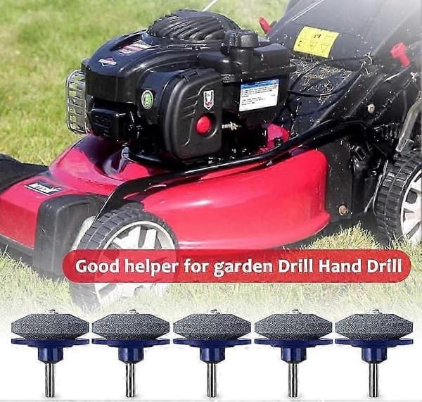 Lawn Mower Blade Sharpener, Universal Durable Lawn Mower Blade Sharpener for All Drills/Hand Drills