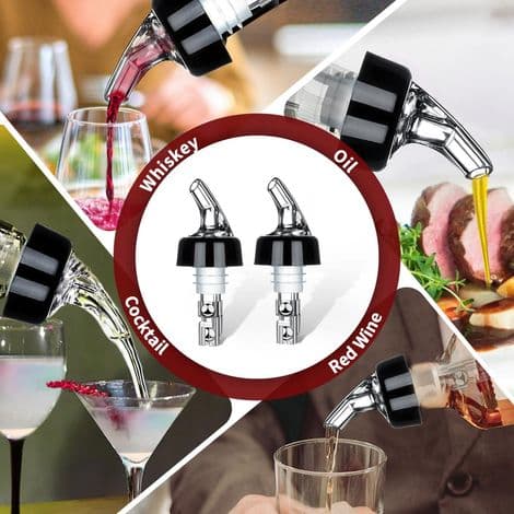 Automatic Bottle Dispenser - Quick Dispenser for Liquor, Wine Mixer - 30ml (4-pack)
