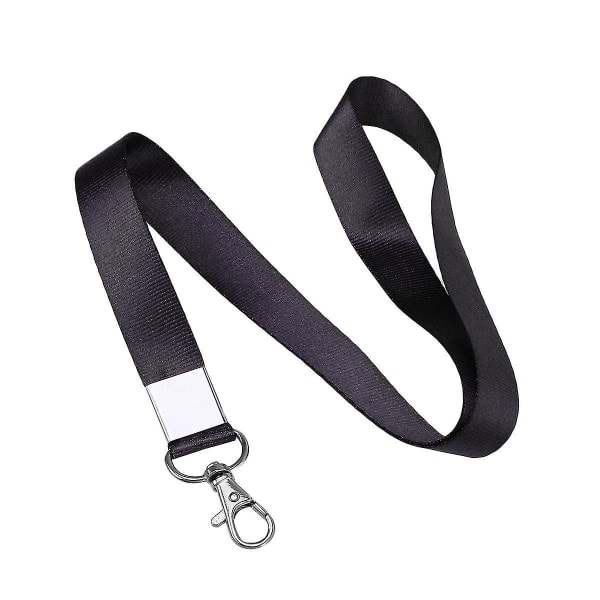 1:a Nackrem Lanyard Säkerhetsmetallklämma ID-Badge Lanyard för Business ID Key (kungblå)