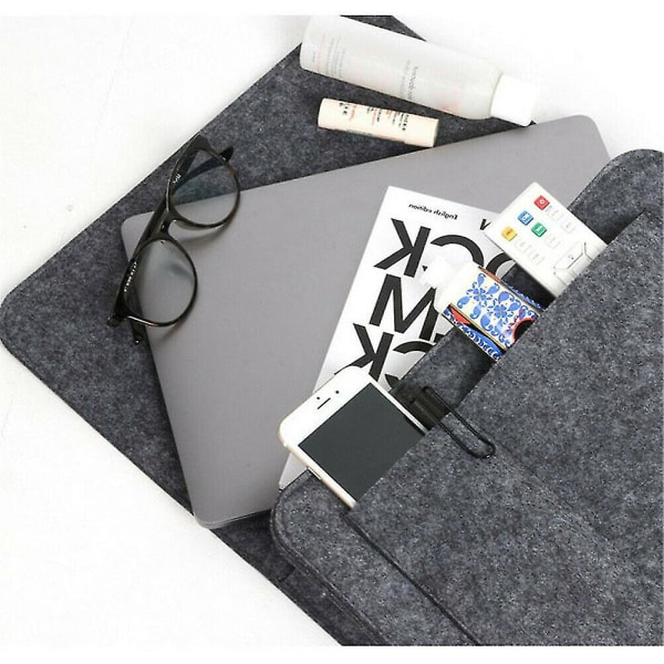 1 stk sengekantsfilt opbevaringstaske med lommer Sengesofa Skrivebord hængende organisering til telefon Medium Grå Medium Gray