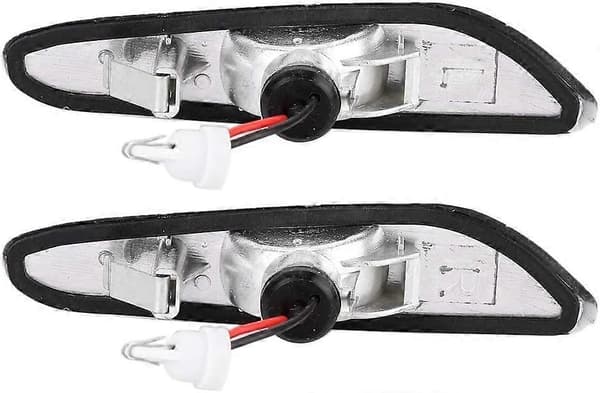 Frontspoiler for E60 + Blinklys 12V 5W Bil LED Bremse Sidemarkeringslys Indikatorlampe For E82 E88 E60 E61 E90 E91 E92 E93 (Grå)