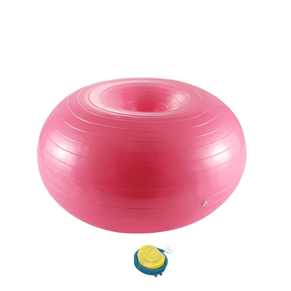 Inflatable Yoga Ball for Core Training Stability Balance Pilates Exercise with Pump