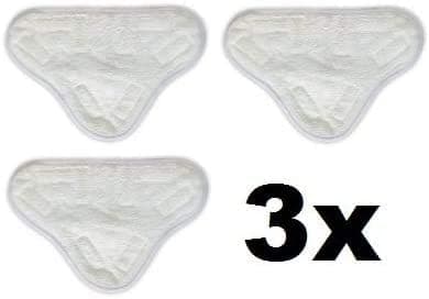 Sæt med 3 mikrofiberklude til dampmoppe H2O MOP X5