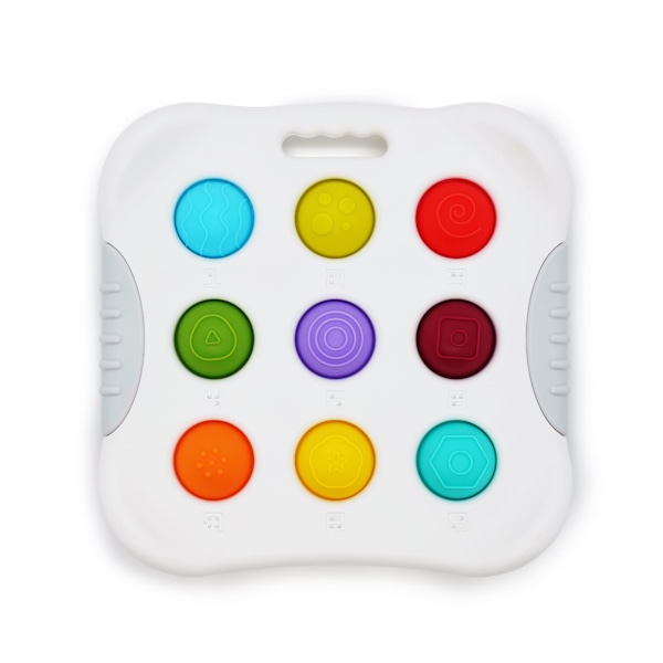 Sensoriska babyleksaker för 10+ månader, Montessori Busy Toy för 1 2 3 år gamla småbarn Tryck och poppande bubblor Finmotorik