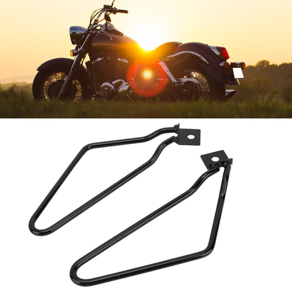 Harley Davidson 883 XL1200 Motorcycle Saddlebag Relocation Kit Side Mount Luggage Rack Support