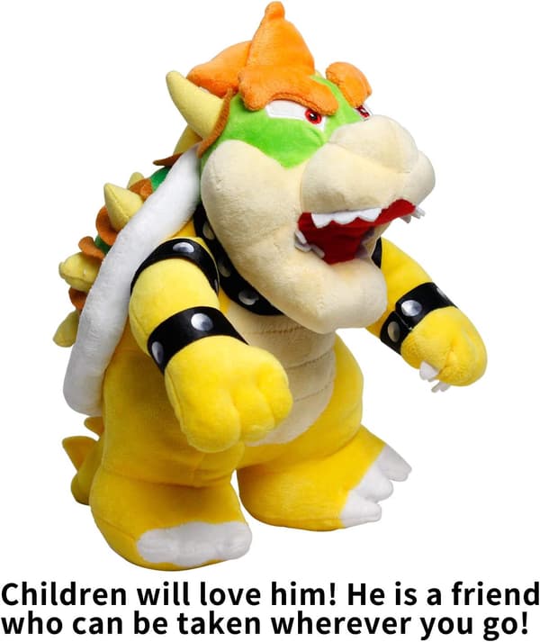 Bowser Pehmo, Bowser Lelut Pehmolelut 25 cm, Keltainen