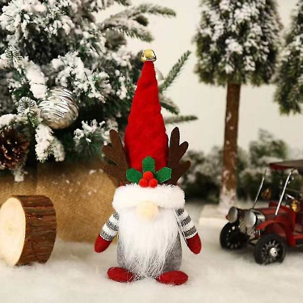 Joulutomut, Joulupukki Tonttu, Joulu Tonttu Ruotsalainen, Joulupukin Tonttu, Sarvet Joulu Tonttu Kasvottomat Nuket Lahjat Koristeet, skandinaavinen