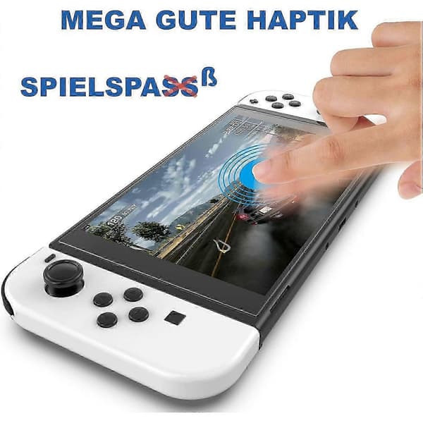 For Nintendo Switch Oled High Aluminum Silicone Glass Hd Clear Screen Protector With Dust Removal Tool